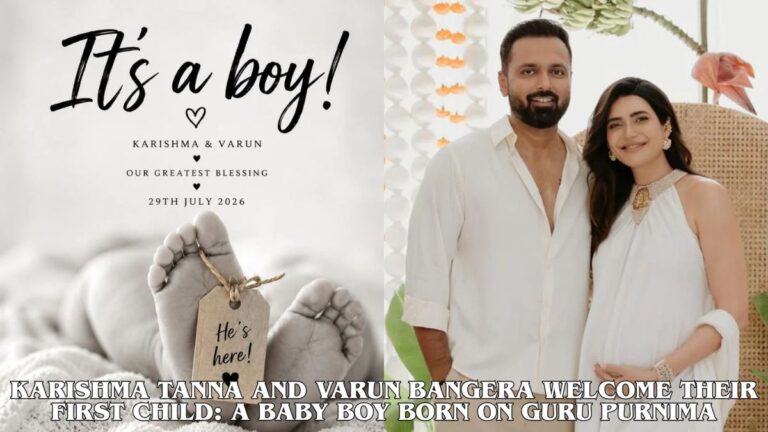Karishma Tanna and Varun Bangera welcome first child