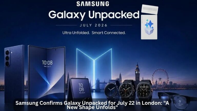 Samsung confirms Galaxy Unpacked event for July 22 in London