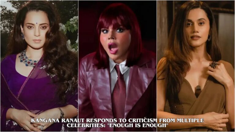 Kangana Ranaut responds to criticism from multiple celebrities