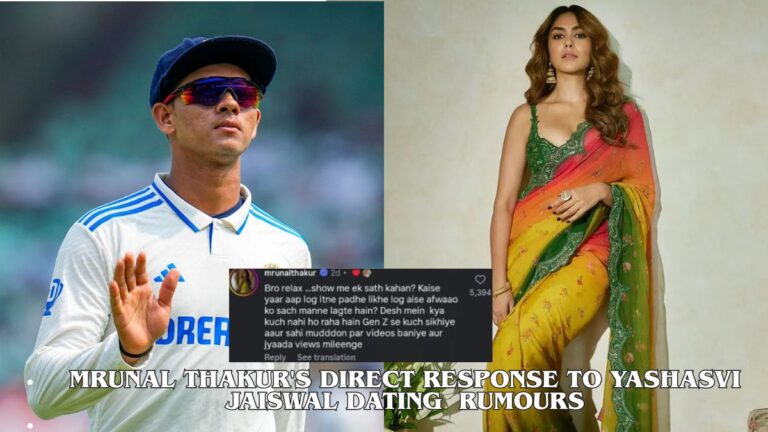 Mrunal Thakur dismisses Yashasvi Jaiswal dating rumours