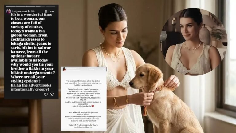 Kriti Sanon advertisement faces online criticism over outfit choices