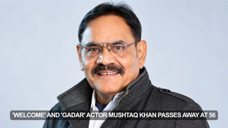 Veteran Bollywood actor Mushtaq Khan passes away
