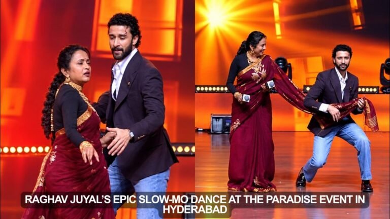 Raghav Juyal dances at The Paradise pre-release event