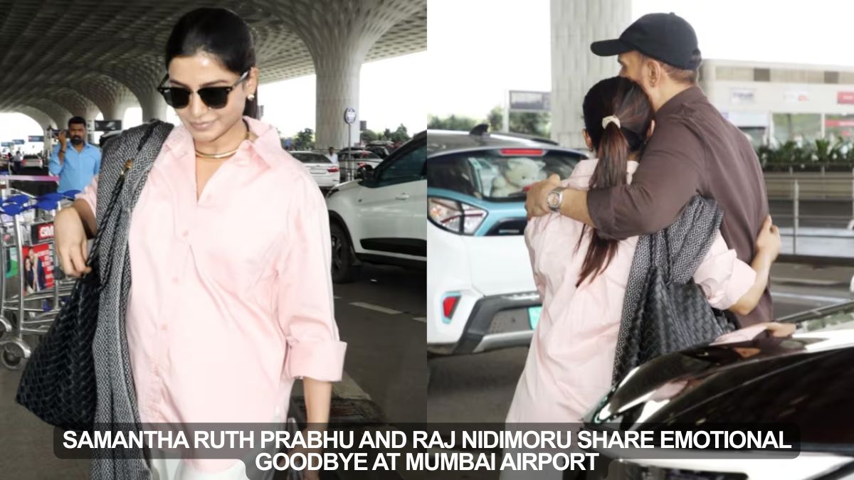 Pregnant Samantha Ruth Prabhu shares airport hug with Raj Nidimoru