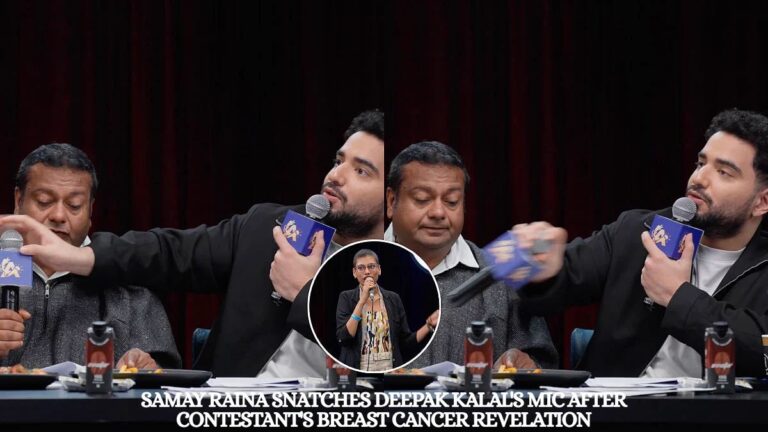 Samay Raina Snatches Deepak Kalal's Mic After Contestant's Breast Cancer Revelation